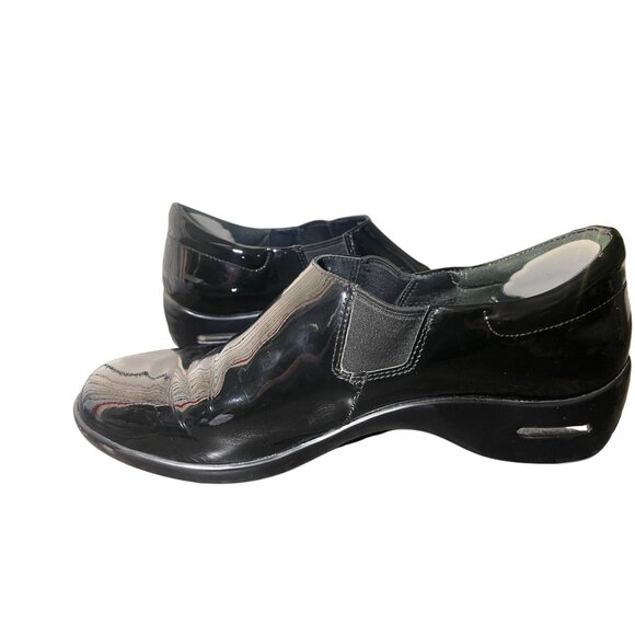 COLE HAAN x NikeAir Waterproof Patent Leather Clogs Women's Sz. 8.5B - Picture 4 of 9